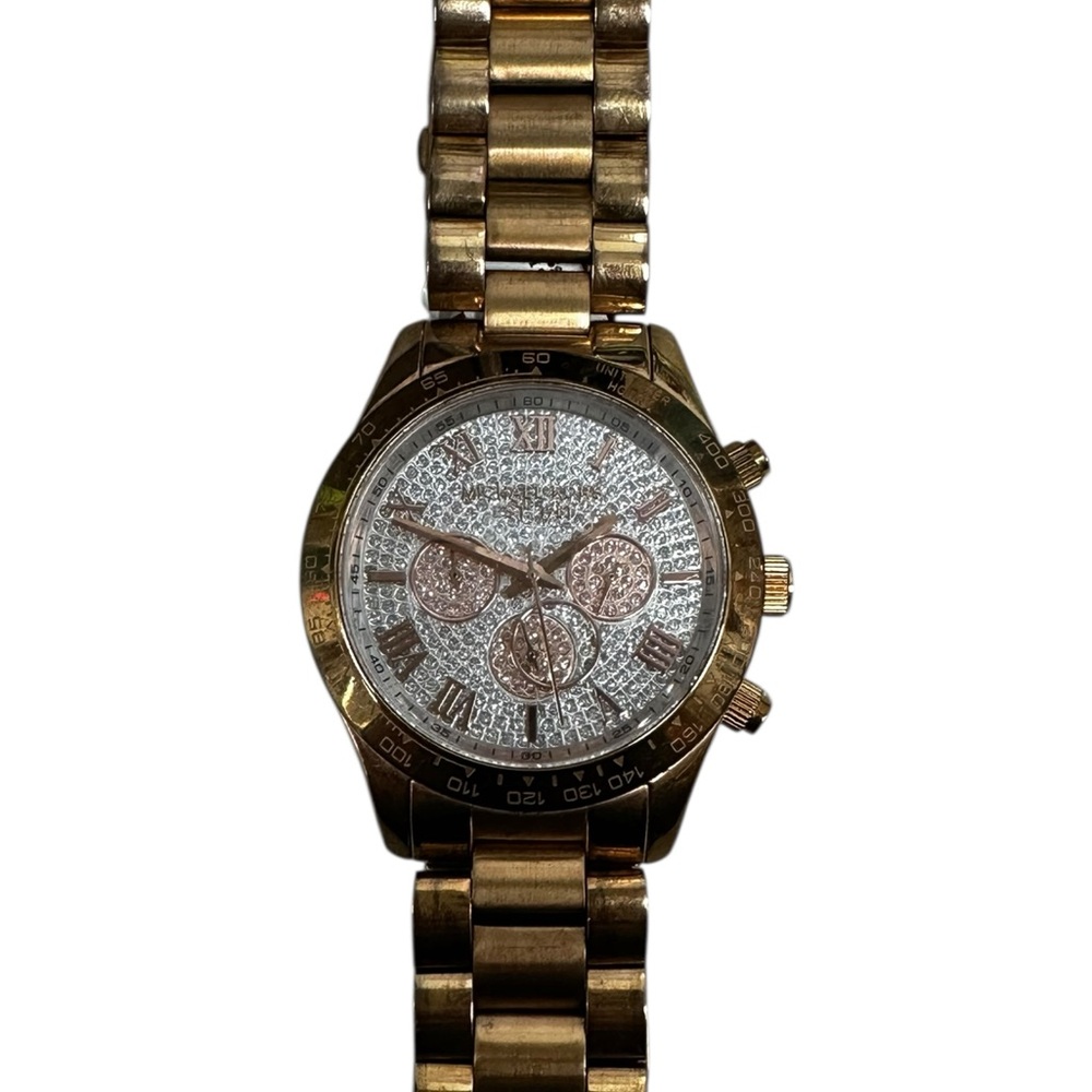 Michael Kors Gold and Silver Chronograph Watch - Picture 4 of 4